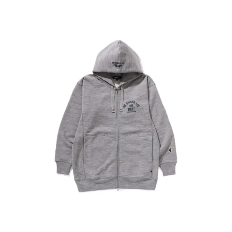 A BATHING APE Zip Up Pullover Hoodie-0