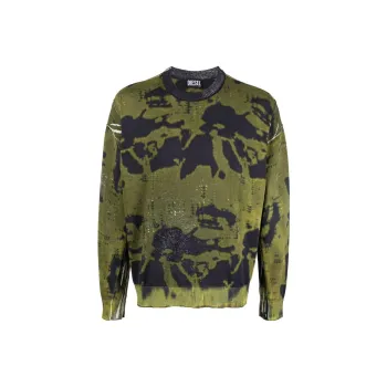 DIESEL SS23 Sweater Men's Dark Green