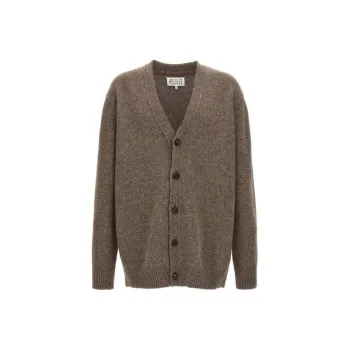 Maison Margiela V Neck Knitted Cardigan