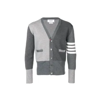 THOM BROWNE Fun Mix Merino Cardigan