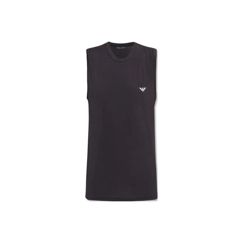EMPORIO ARMANI Tank Tops Men Black-0