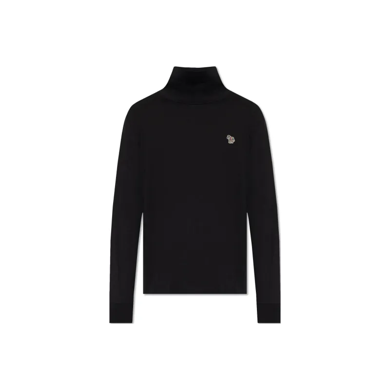 PS By Paul Smith Zebra Patch Turtleneck Knit Jumper-0