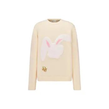 DIOR SS23 Chinese New Year Sweaters Men Ecru