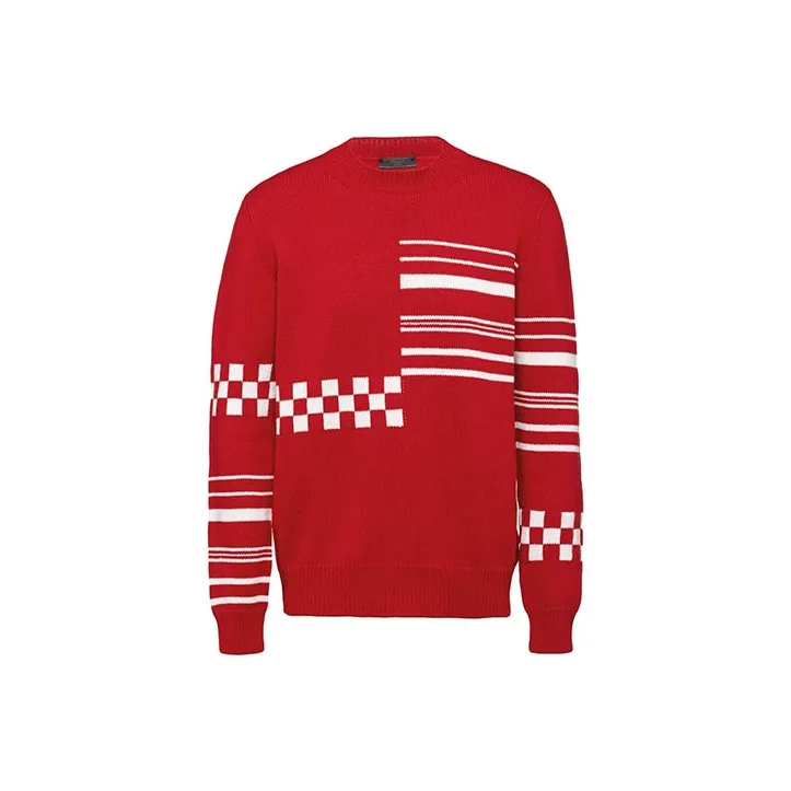 PRADA Cashmere Sweaters Men Red-0