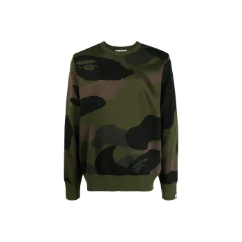 A BATHING APE Bape Sweaters Men Green
