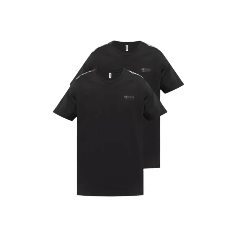 MOSCHINO T Shirt Men's 2 Pack Black-0
