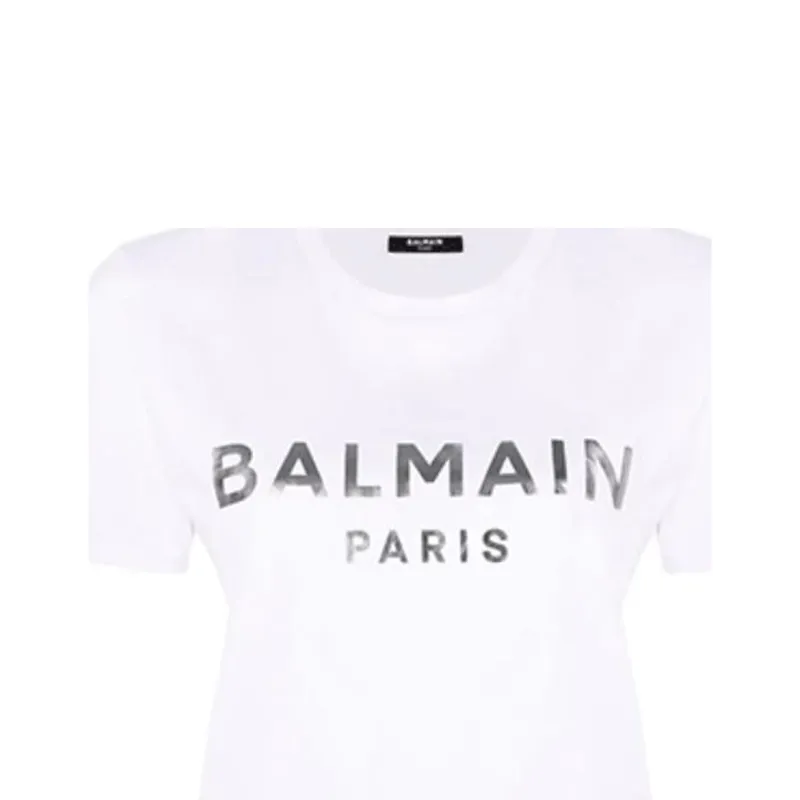 BALMAIN T Shirts Women's White-4