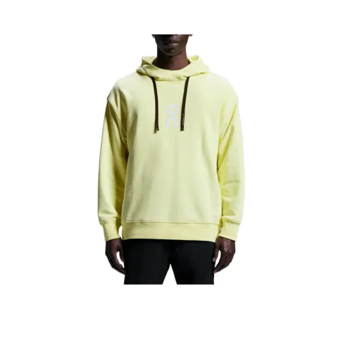 On Club Hoodie Sweatshirt Men's Grass Yellow