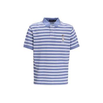 Polo Ralph Lauren Polo Bear Striped Polo Shirt