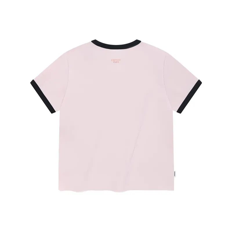 COVERNAT SS24 Regular T Shirt Women's Light Pink-1