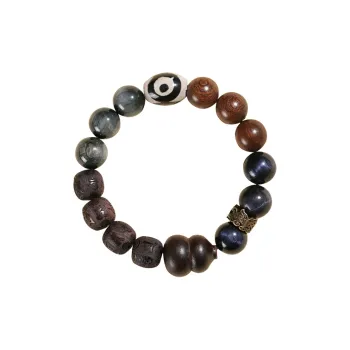 ZUIWENGLANGYASHANWENCHUANG Golden Sandalwood Bracelets Unisex