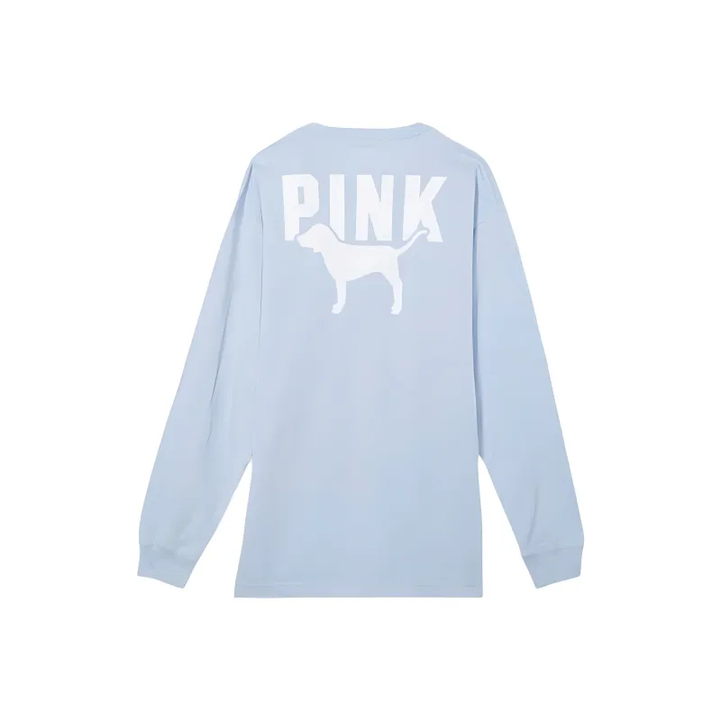 Victoria's Secret T-Shirt Women's Light Blue-1