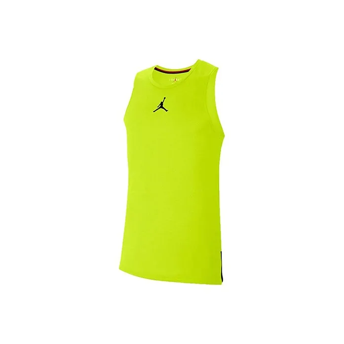 Jordan Tank Tops Men's Neon Yellow-0