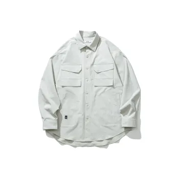 Nautica White Sail Long Sleeved Shirts Unisex
