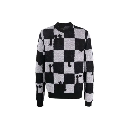 AMIRI Checked Crewneck Knit Jumper