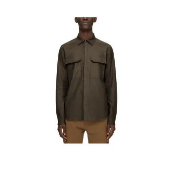 RICK OWENS Fleece Textured Work Shirt