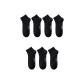 [7 Pack/Odor-Resistant Foot Sports Moisture-Wicking]7 Pack Black