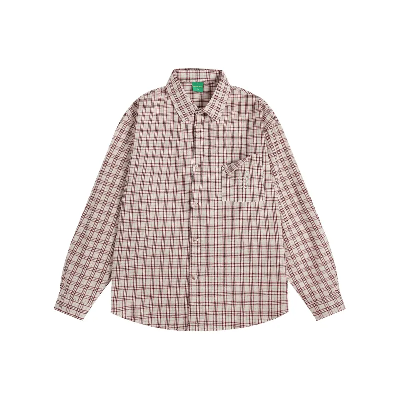 OTKSK Shirts Unisex Red Plaid-0