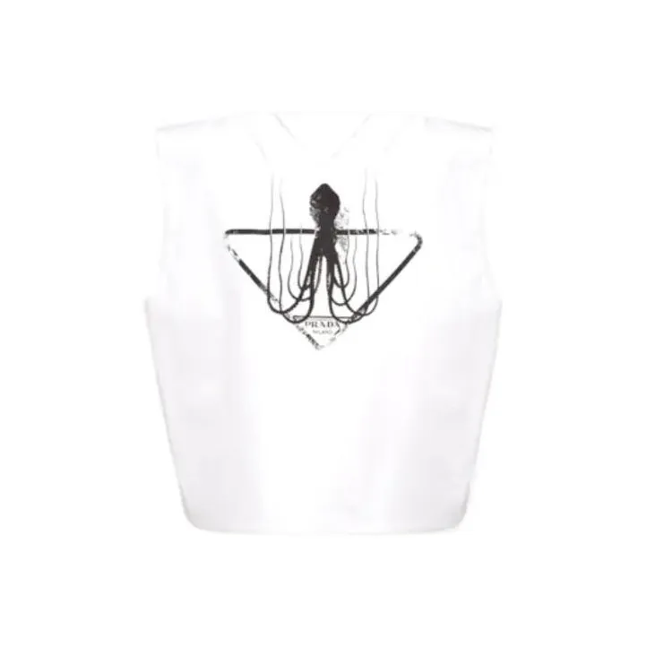 PRADA SS22 Tank Tops Men's White-0
