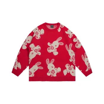 WAYNEXZAVIER Sweaters Men Red