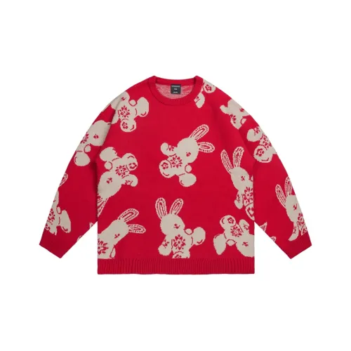 WAYNEXZAVIER Sweaters Men Red