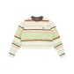 Beige Green Stripes