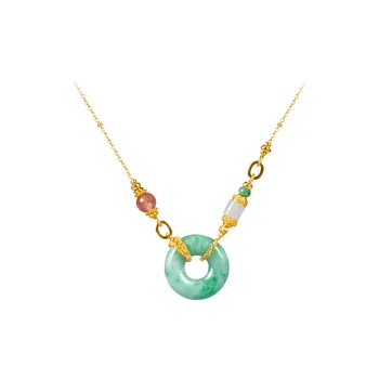 Long Fu Bean Type Necklaces Women's
