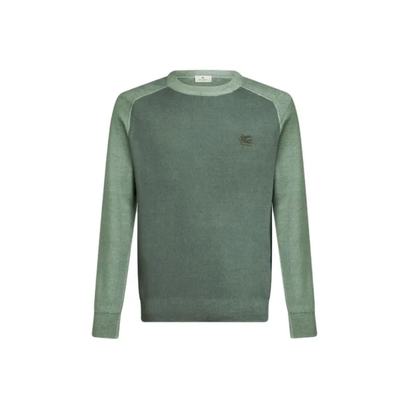 ETRO Pegaso Embroidered Crewneck Jumper-0