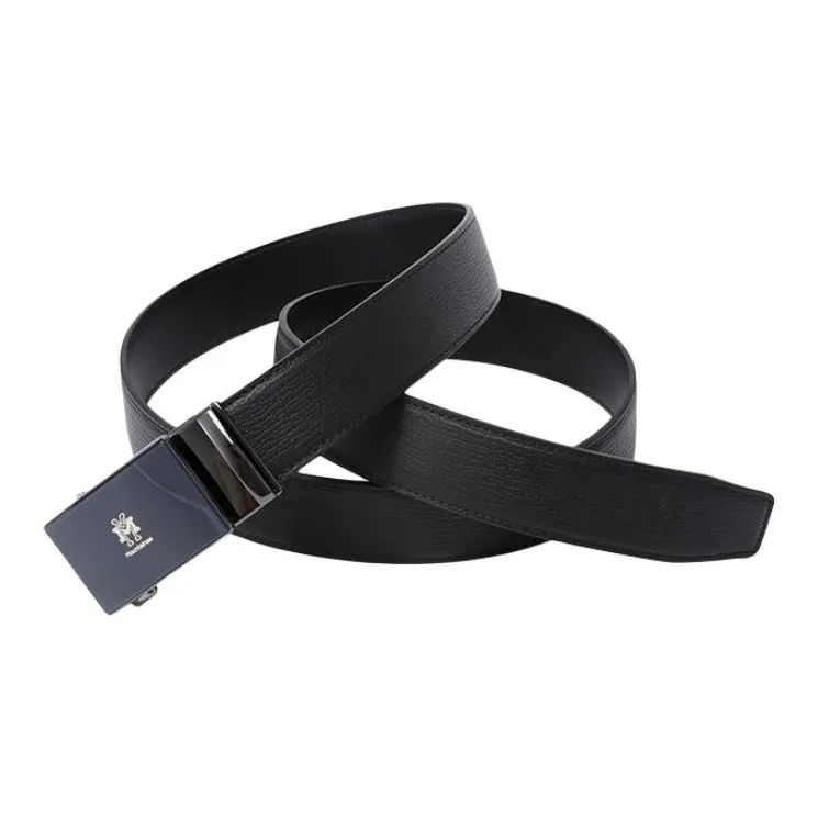 FION Top Grain Cow Leather Belts Men's Width 3.5CM-3