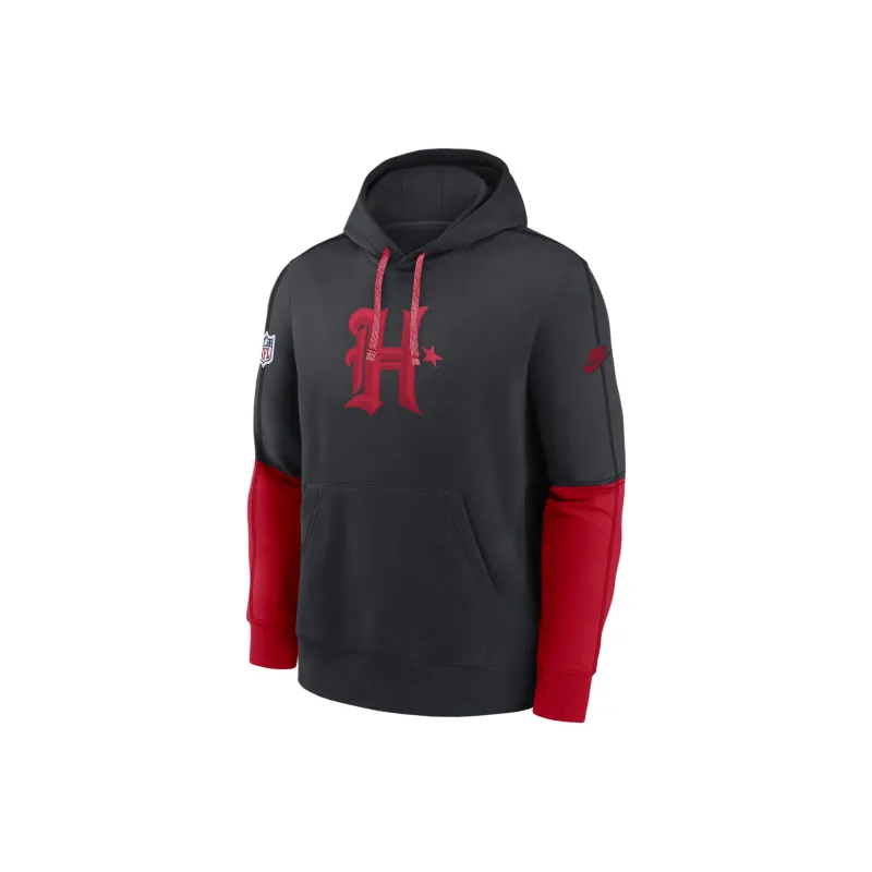 Nike Houston Texans Logo Team Issue Club Men's Nike Nfl Pullover Hoodie-0