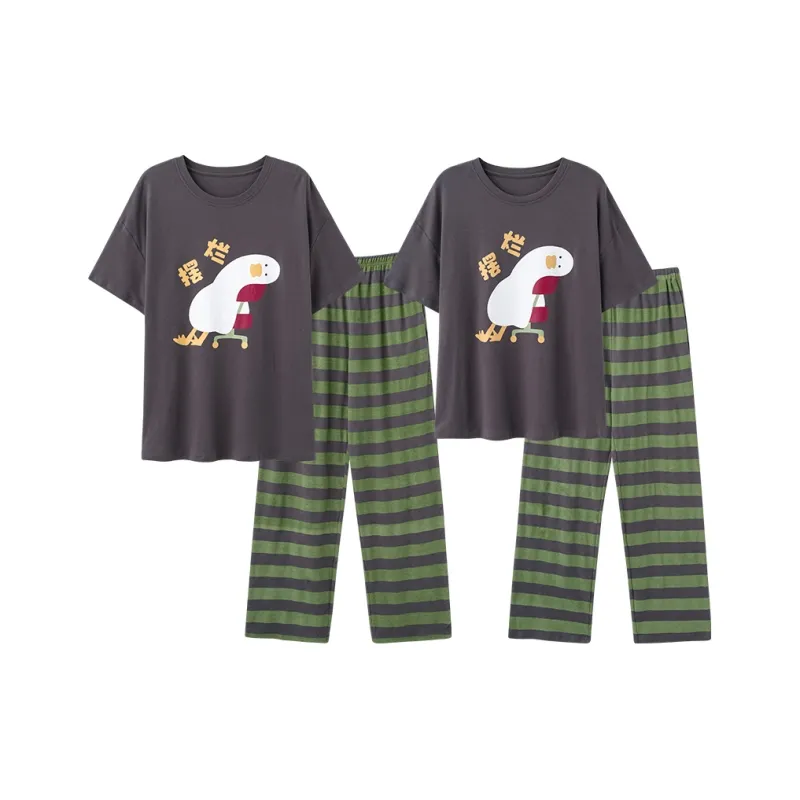 Qiao Ni Tong Unisex Pajama Sets-0