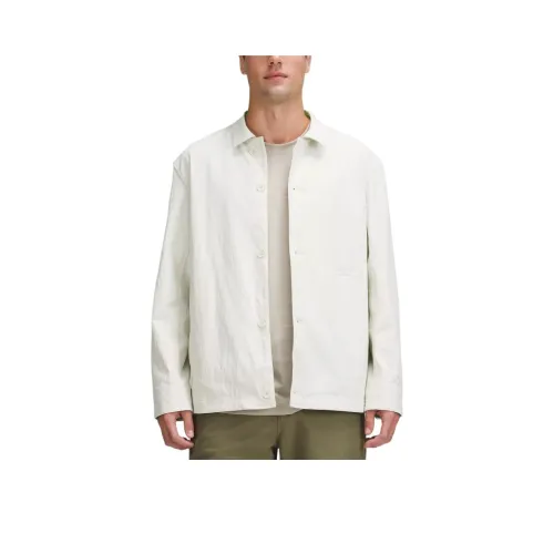 Lululemon Textured Shirt Men's Bone White