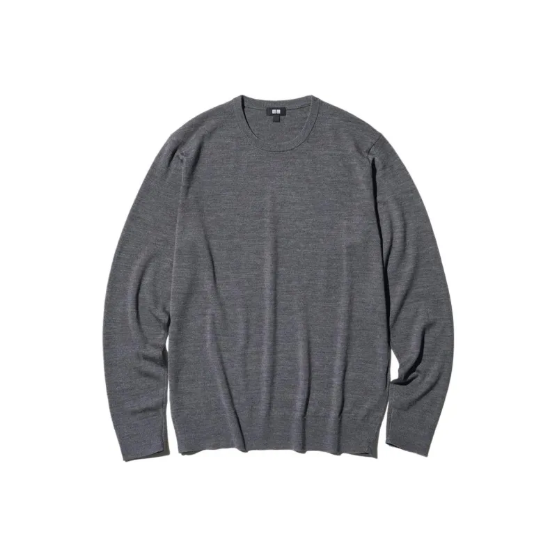 UNIQLO Sweater Men's Asphalt Gray-0