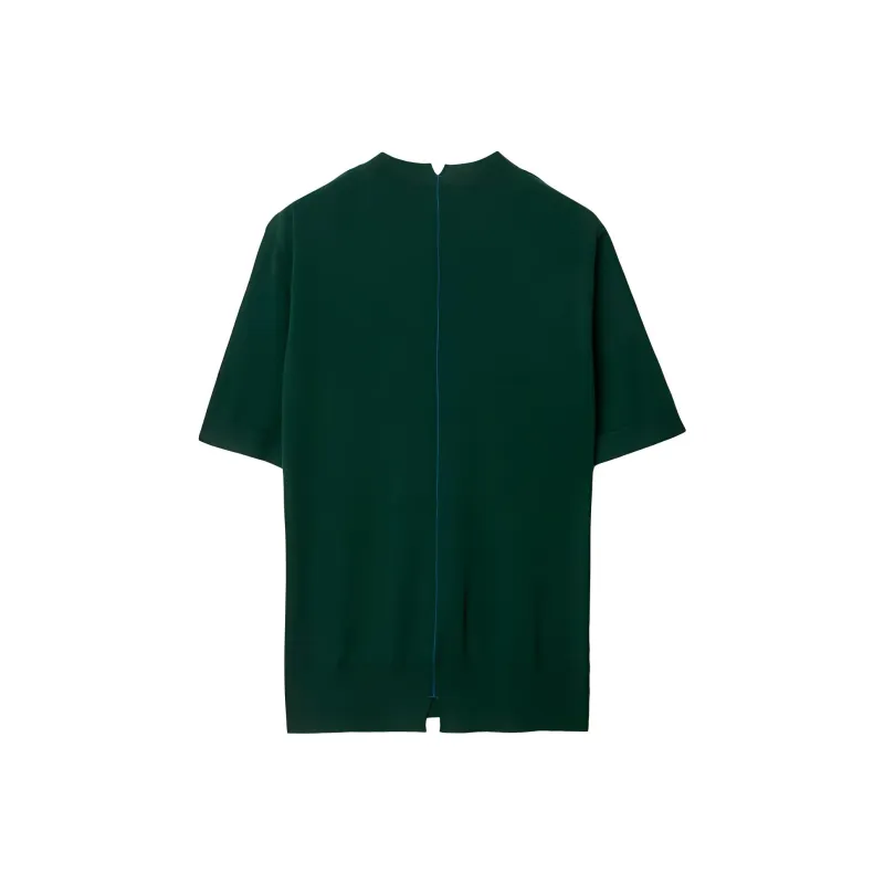 Burberry Drop shoulder Wool Knitted Top-1