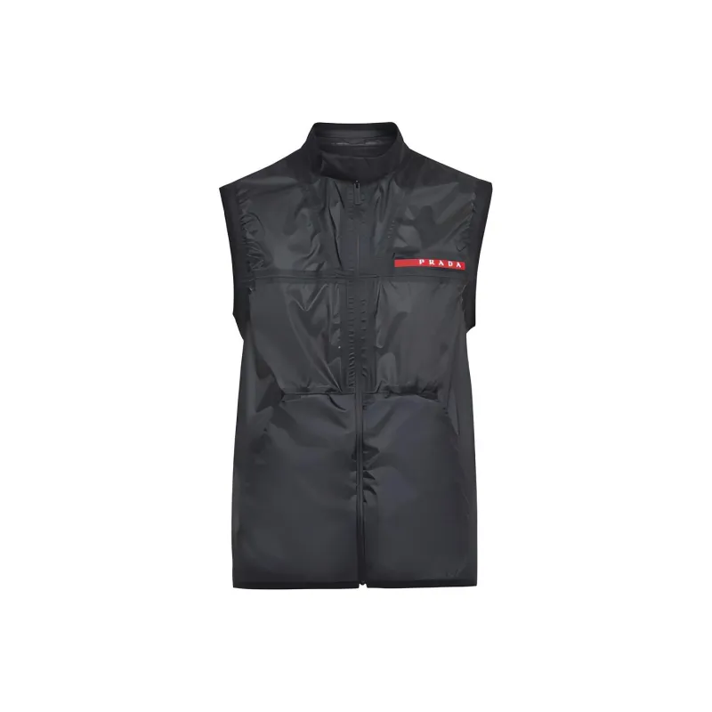 PRADA Tank Tops Men Black-0