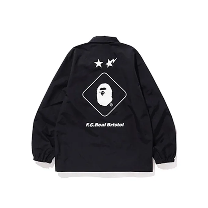 A BATHING APE X F.C.R.B. Coach Jacket-0