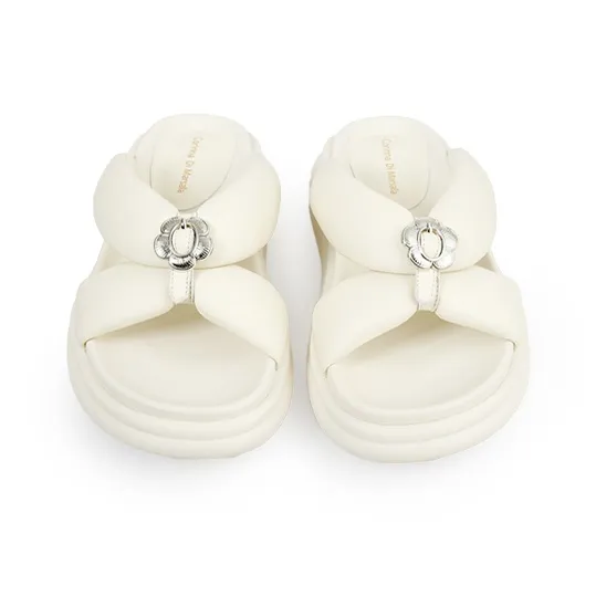 CORINNA DI MARSALA Rubber Sole Slip Resistant Quiet Slide Slippers Women's-1