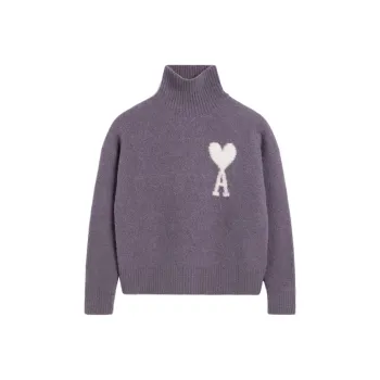 AMIPARIS Ami De Coeur Funnel Neck Sweatshirt
