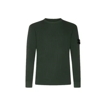 STONE ISLAND Logo Patch Knitted Jumper
