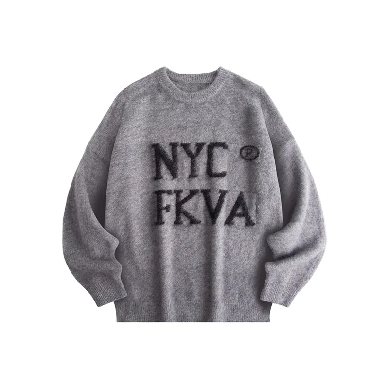 F.K.V.A Loose Fit Sweater Spring Autumn And Winter Unisex-11