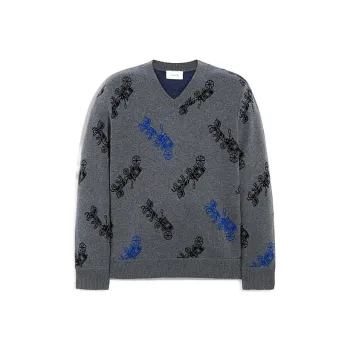 COACH Sweaters Men Gray