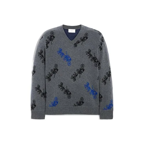 COACH Sweaters Men Gray