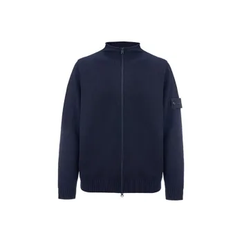 STONE ISLAND Ghost Collection Cashmere Sweaters Men Marine Blue