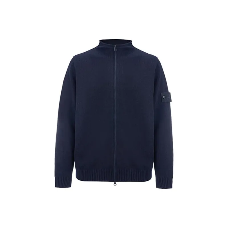 STONE ISLAND Ghost Collection Cashmere Sweaters Men Marine Blue-0