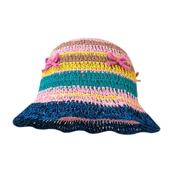 Lanza Straw Woven Sun Protection Hats Women's