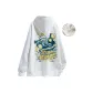 White Fleece-Lined Thickened