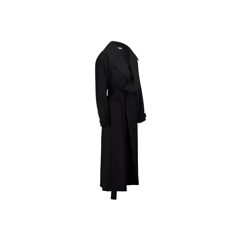 Jacquemus Trench Coats Women's Black-1