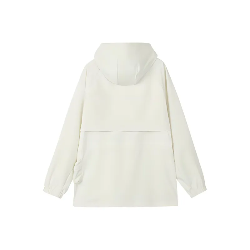 Skechers Jackets Coats Women's Cream Beige White-1