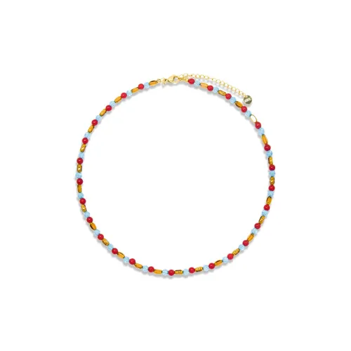 AWE Artificial Crystal Necklace Girlish Unique Style Sweater Chain Women's
