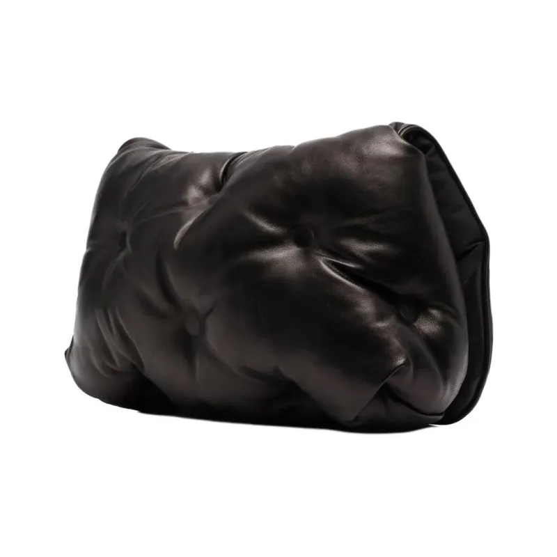 Maison Margiela Glam Slam Sheepskin Shoulder Bag Medium Size Women's Black-1